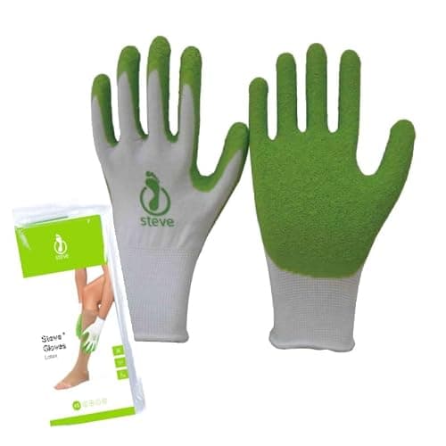 Steve Gloves Latex - special donning gloves for putting on compression stockings - maximum grip on compression socks, sports socks, support hosiery - available in 5 sizes (L)