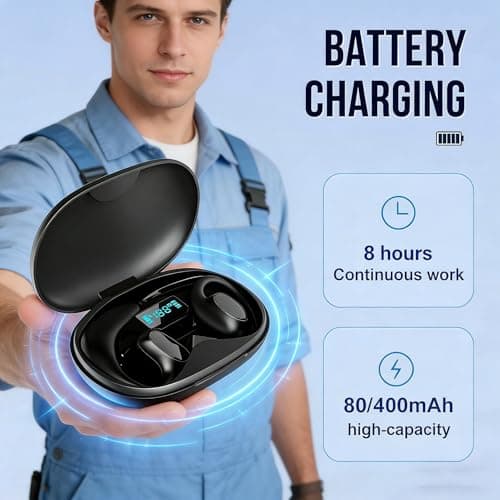Sonabuds Translation Earbuds, 144 Languages Real-Time Two-Way AI Translator, Bluetooth Wireless Earphones-Ipx5 Waterproof, Ultra Long Endurance For Travel, Business, Calls & Music, Open-Ear (2PC-A) — view 3