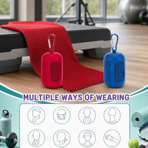 Rndqw 2PCS Cooling Towel, Cool Towel, Gym Towels for Women, Cooling Towels — view 6