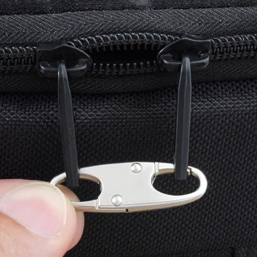 8PCS Mini Zipper Lock Clips, Anti-Theft Backpack Locks, Double-Opening Snap Hooks for Bags, Travel, Camping & Outdoor Sports — view 6