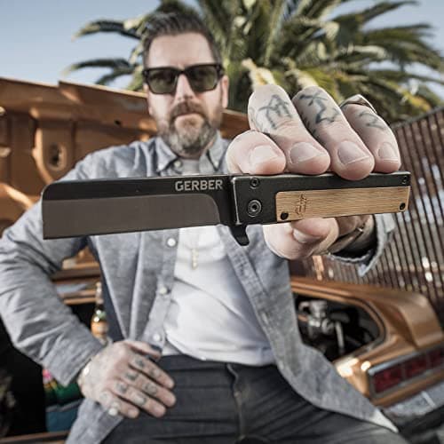 Gerber Unisex's Quadrant Folding Knife, Bamboo, One Size — view 2