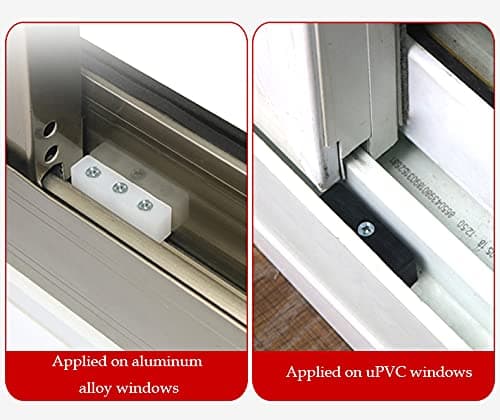 Window Stopper Sliding Window Restrictor Window Block Door Holder Pet Cat Dog Safety Childproof Kid Security Invisible Self-Tapping Screw — view 4