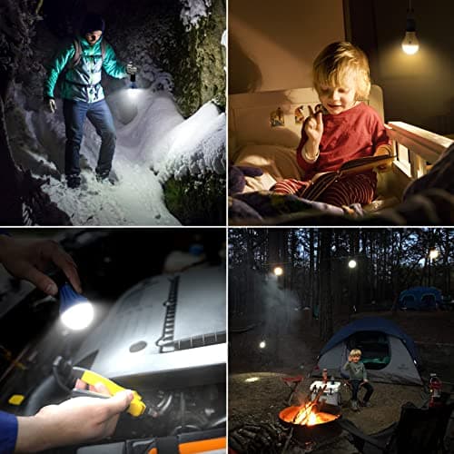 Lepro Camping Lights, Battery Powered Tent Lights (AAA Batteries Included) — view 4