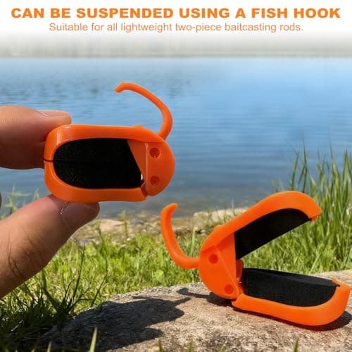 Multifunctional Rod Holder, 8 PCS Portable Takedown Beach Fishing Rod Holder, High-Elastic Rubber Pole Clips, Auto Fixed Tackle Ties Cable for Various Sizes Poles — view 5