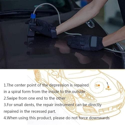 Paintless Induction Heater Machine for Car Minor Soft Dent Removing Tool, 1380W Suitcase Magnetic Auto Body Repair Kit — view 6