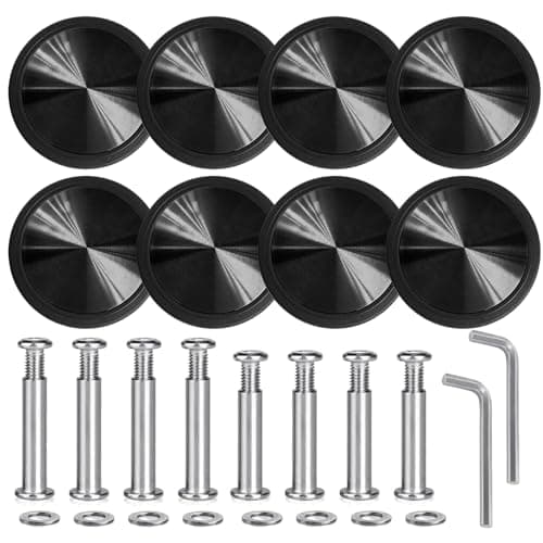 8 Pack 50mm Luggage Wheels Replacement Kit for Suitcase Caster Repair