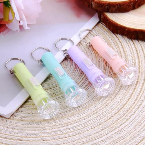 WrteEase Mini LED Keychain Torches, Small Flashlight Pocket Keyring Torch — view 6