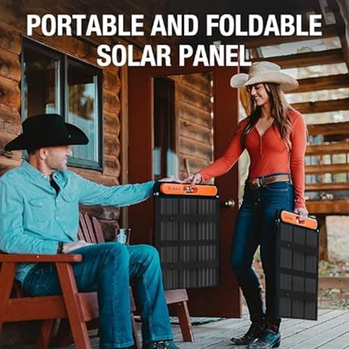 Jackery SolarSaga 100W Portable Solar Panel with Car Charger Cable — view 4