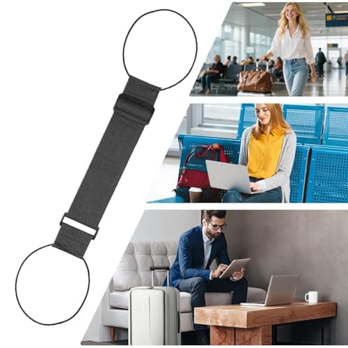 Rainbow Luggage Connector Straps - Adjustable Anti-Theft Belt, Suitcase Extension with Security, Convenient Travel Organizer, Durable Strap Accessory, Reinforced Material for Bag — view 6