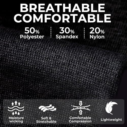 Neotech Care Calf Support Sleeve - Elastic & Breathable Knitted Fabric - Medium Compression (Black Colour, Size L, 1 Unit) — view 5
