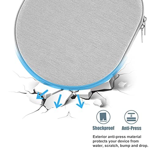 ProCase Hard Travel Case for Sony Headphones -Grey — view 5
