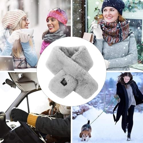 Heated Neck Scarf Warm Fast Heating Portable USB Heated Scarf — view 4