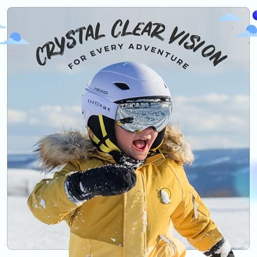 Roarsome Kids Ski Goggles | Anti-Fog UV Protection with OTG Fit & Strap — view 5