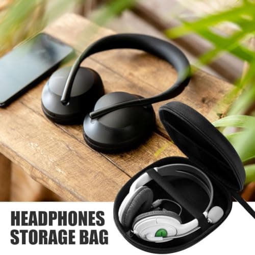 Headphone Travel Case Lightweight Compact Headphones Storage Pouch — view 2
