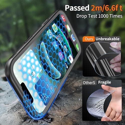 Cozycase TOP Full Waterproof 360 Military Case for iPhone Air, Black — view 5