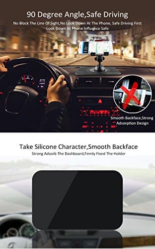 Car Sat Nav Tomtom Garmin Mobile GPS Rubber Dash Board Non Stick Mount Holder Mat Slim Portable Dashboard Ultra Thin Sat Nav/Gps Friction Mount Mat For TomTom, Garmin Navman Mio — view 6
