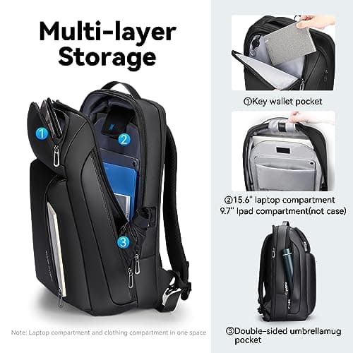 MARK RYDEN 15.6 inch Laptop Backpack, Multiple Work Backpack with USB-C — view 3
