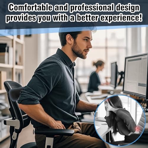 Memory Lumbar Roll Pillow Adjustable Cylindrica Foam Lumbar Support Cushion Removable Washable Cover 11 Inch Lumbar Support Pillow with Storage Bag for Office Chair Car — view 5