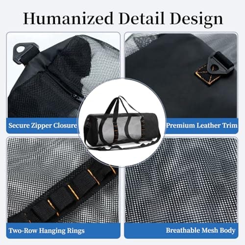 kokkoya Mesh Dive Duffle Bag for Scuba and Wetsuits Diving Equipment Mask — view 6