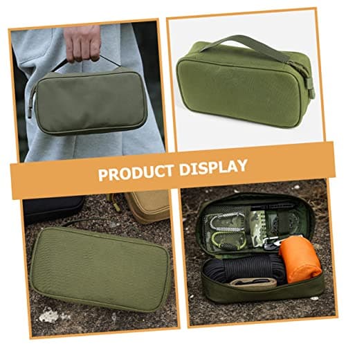 HOMOCONO Travel Hygiene Kit Tool Storage Pouch, 600d Oxford Cloth Pvc Nylon, Well-made Camping Tool Storage Bag for Outdoor Use, Easy Access, Safe and Practical — view 3