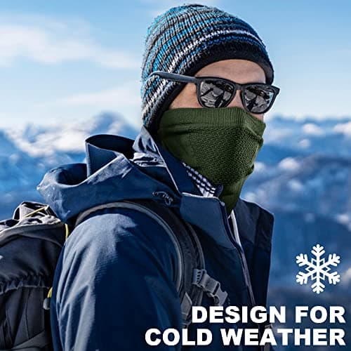 WTACTFUL Winter Neck Warmer Face Mask, Windproof Breathable Anti-Fog — view 2