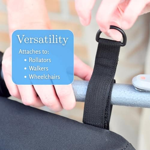 EOT Wellness Adaptive Fanny Pack, Arthritis-Friendly Crossbody & Waist Bag with Magnetic FidLock Buckle, Fits Walkers, Rollators, & Wheelchairs, Black, Up to 47 inches (119 cm) waist size, Adaptive — view 5
