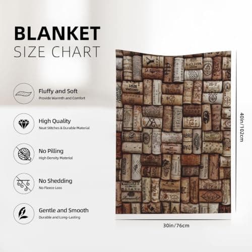 WKSGDSG Travel Blanket For Airplane, Couch, Bed & Camping, 102x76 Cm — view 3