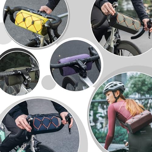 ROCKBROS Bike Handlebar Bag with Detachable Shoulder Strap, 2.2L — view 6