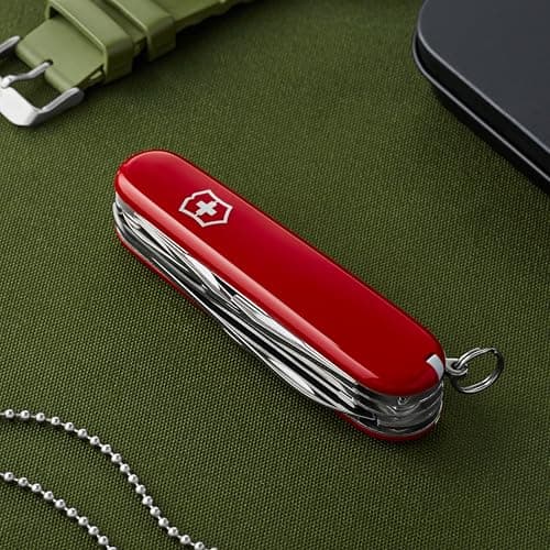 Victorinox Huntsman Swiss Army Knife - 15 Function Multitool - Red — view 3