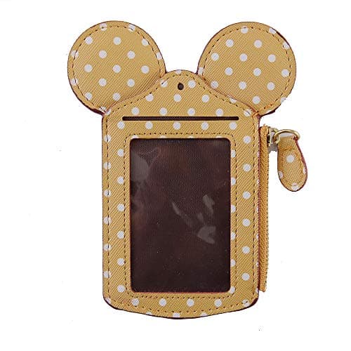 7 Colors Fashions New Leather Oyster Baby Travel Card Bus Pass Holder Wallet Rail Card Cover Case (Bohemia-Yellow)
