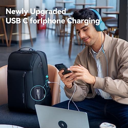 MARK RYDEN 15.6 inch Laptop Backpack, Multiple Work Backpack with USB-C — view 6