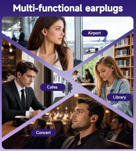 Aqash Reusable Silicone Ear Plugs for Sleeping — view 6