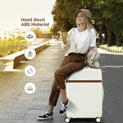 RMW Suitcase 20 Inch Cabin Hard Shell Lightweight Carry On Luggage ABS+PC — view 2