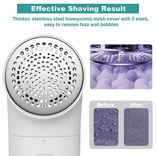 Garstor Fabric Shaver, Rechargeable Clothes Debobbler to Remove Fuzzball — view 3