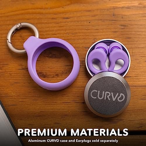 CURVD Earplugs Case Clip for Secure Storage & Travel of Ear Plugs- Premium Carrying Case Clip. Portable Waterproof Aluminum Earplug Holder, Durable Container Recyclable & Sustainable Materials (Mint) — view 4