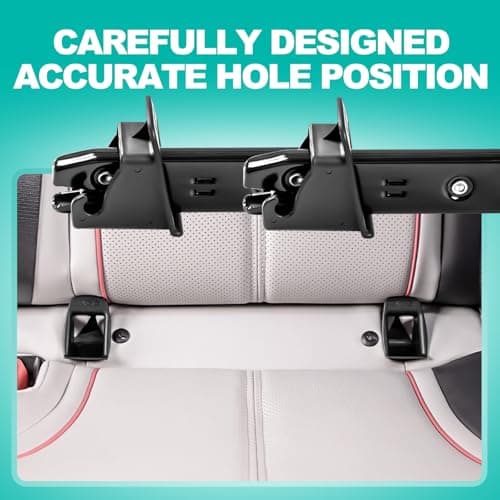 Bvtpoyy 2 Pieces Isofix Adapter, Isofix Base, Isofix Car Mounting Bracket, Adapted To Multiple Models, High-Strength, Non-Slip Abs Material, Complies With Safety Certification — view 4