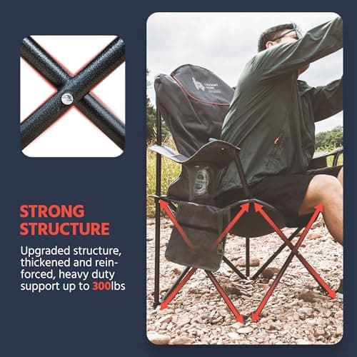 OUTSIDER Oversized Folding Camping Chair Heavy Duty 150kg (Style-2, 1) — view 4