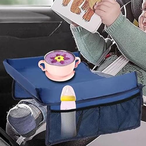 Minhaxue Car Tray for Kids Must Have Foldable Table Desk Organizer — view 3