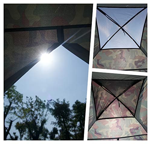 NARMAY Play Tent Camouflage Dome Tent for Kids Indoor/Outdoor Fun - 152 x 152 x 111 cm — view 6