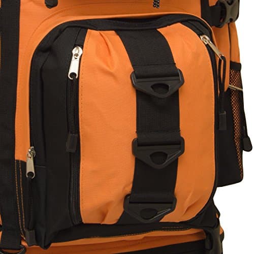 Andes Bright Orange Ramada 120L Extra Large Hiking Camping Backpack/Rucksack Luggage Bag — view 4