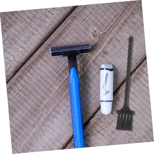 20pcs Nylon Long Handle Razor Cleaning Brush for Electric — view 6
