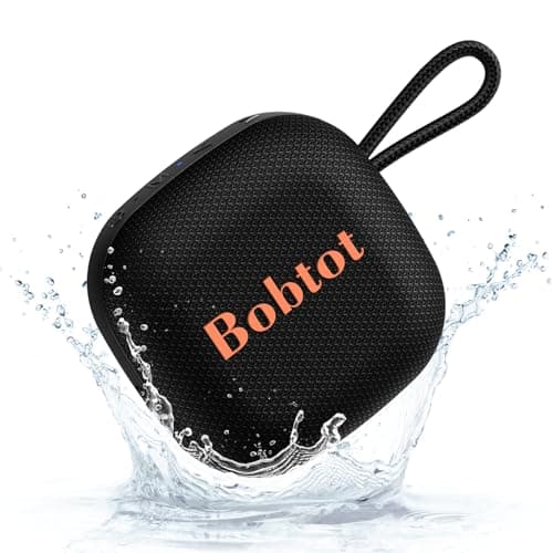 Bobtot Portable Wireless Bluetooth Speakers - IPX7 Waterproof, TWS Pairing