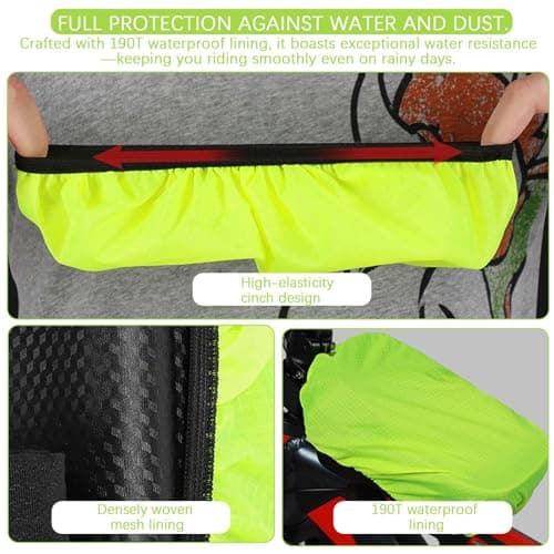Duzapku Waterproof Bike Frame Bag with Waterproof Rain Cover — view 4