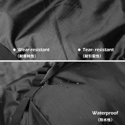 TRIWONDER Stuff Sack Sleeping Bag Compression Sacks Waterproof Storage Bag for Household Products Outdoor Camping (Black, S) — view 4