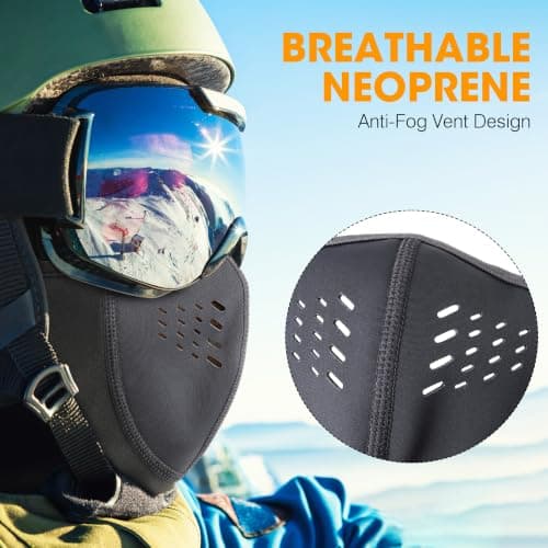 WTACTFUL Winter Balaclava Ski Mask Men Warm for Cold Weather Ski Motorcycle — view 5