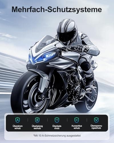 ZEXMTE Motorcycle USB Charger, Dual USB Type C PD & Quick Charge 3.0 Motorbike Phone Charger with Voltmeter & ON/Off Switch, motorcycle usb socket waterproof for All Phones, Tablet, GPS — view 6