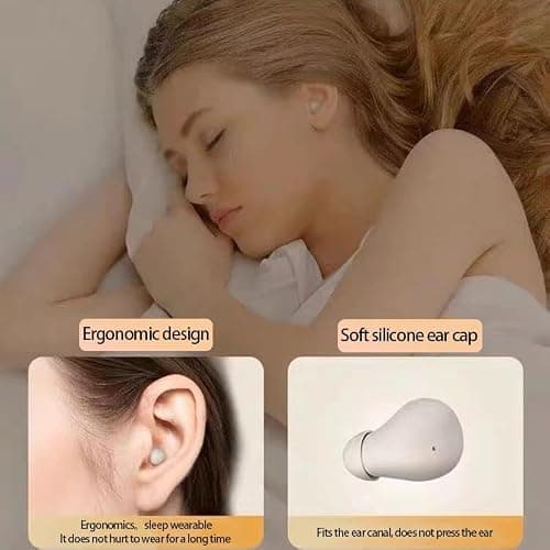 Invisible Mini Wireless Bluetooth Earbuds,Small Ear Buds for Side Sleepers — view 6
