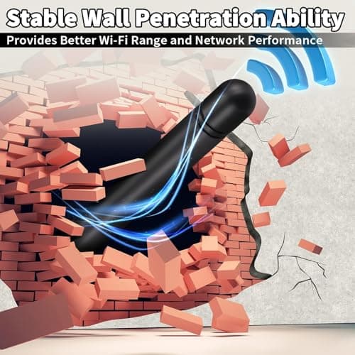 Bingfu WiFi Antenna RP-SMA WiFi Aerial 2.4/5/5.8GHz 3dBi RP-SMA Male — view 5