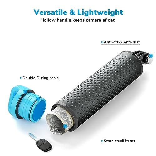 Sametop Floating Hand Grip Waterproof Stick Handle Accessories for GoPro — view 2