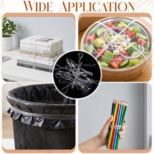 100PCS Clear Rubber Bands Elastic Bands Large Heavy Duty Elastic Bands — view 5